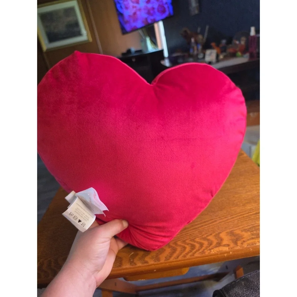 Sesame Street Valentine‎ Elmo and Cookie Monster Heart Shaped Pillow 15X14